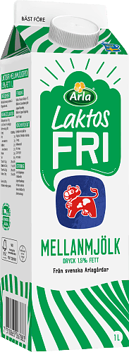 Laktosfri mellanmjölk