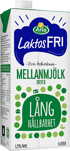 Laktosfri mjölk (Lång Hållbarhet)
