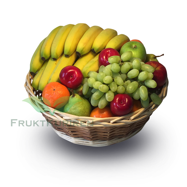 Fruktkorg till jobbet: Fruktkorgar Standard, Premium, Eko och Banan+